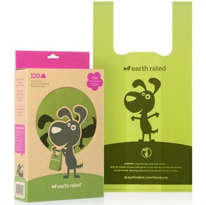 Colored Compostable Eco Friendly PLA Water Soluble Poop Bags