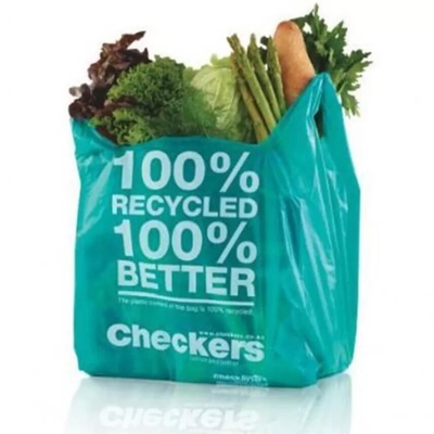 Biodegradable PLA T Shirt Compostable Grocery Bags For Take Out