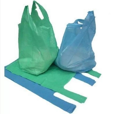 Biodegradable PLA PBAT 25 Micron Compostable T Shirt Bag