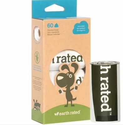 8L Corn Starch PLA Biodegradable Poop Bags With Dispenser