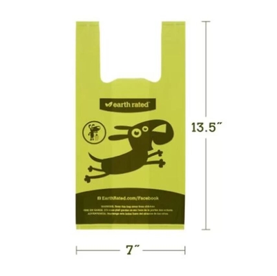 Disposable PLA Water Soluble Poop Bags With Dispenser