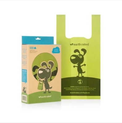 Colored Compostable Eco Friendly PLA Water Soluble Poop Bags