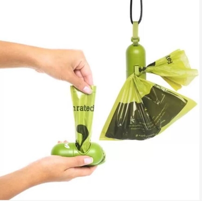ASTM D6400 EN13432 PLA Water Soluble Poop Bags Compostable