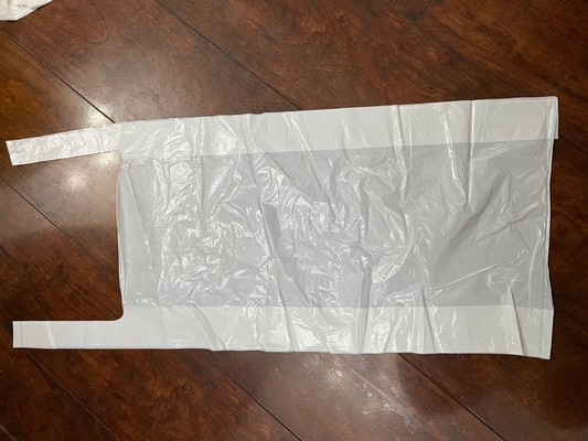 Water Soluble PVA T Shirt Shopping Bag 25μM For Supermarket